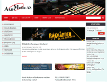 Tablet Screenshot of aktiv-media.no